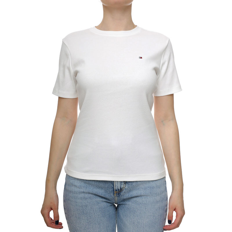 Ženska majica Tommy Hilfiger Slim Cody C-Nk Ss