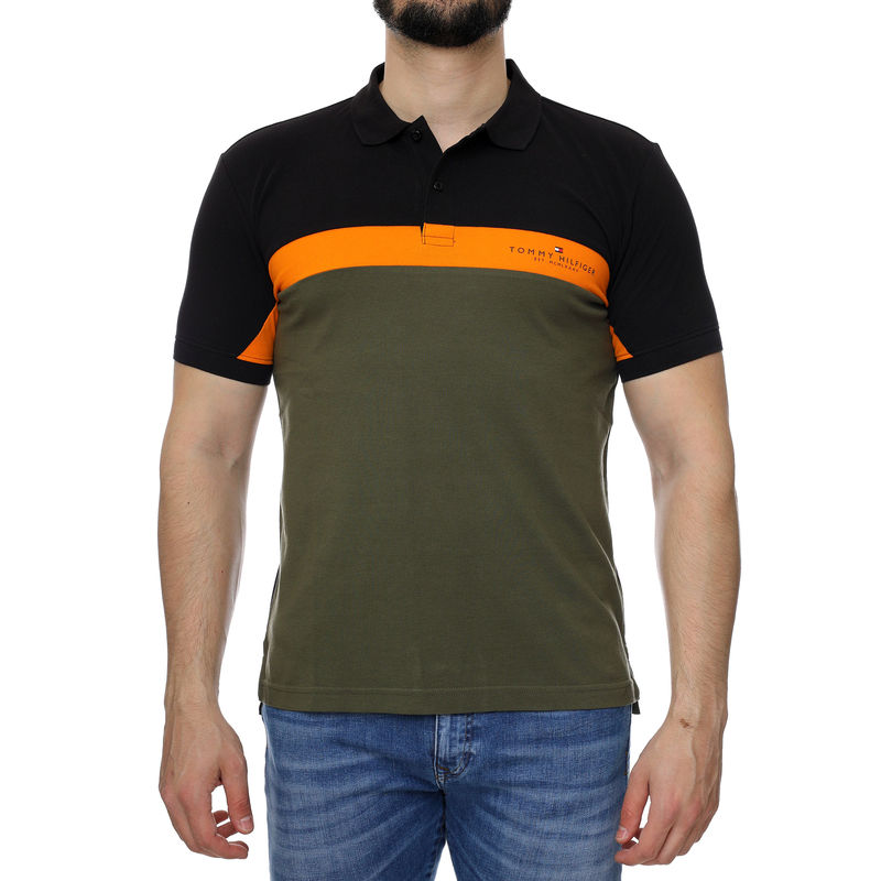 Muška majica Tommy Hilfiger COLORBLOCK LOGO REG POLO 0H7
