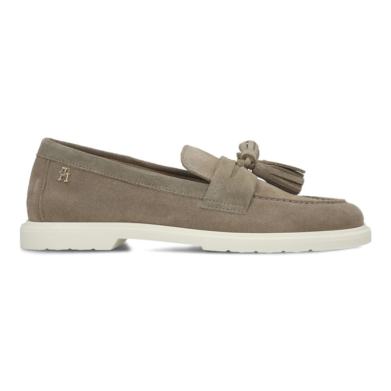 Ženske mokasine Tommy Hilfiger Light suede tassel loafer