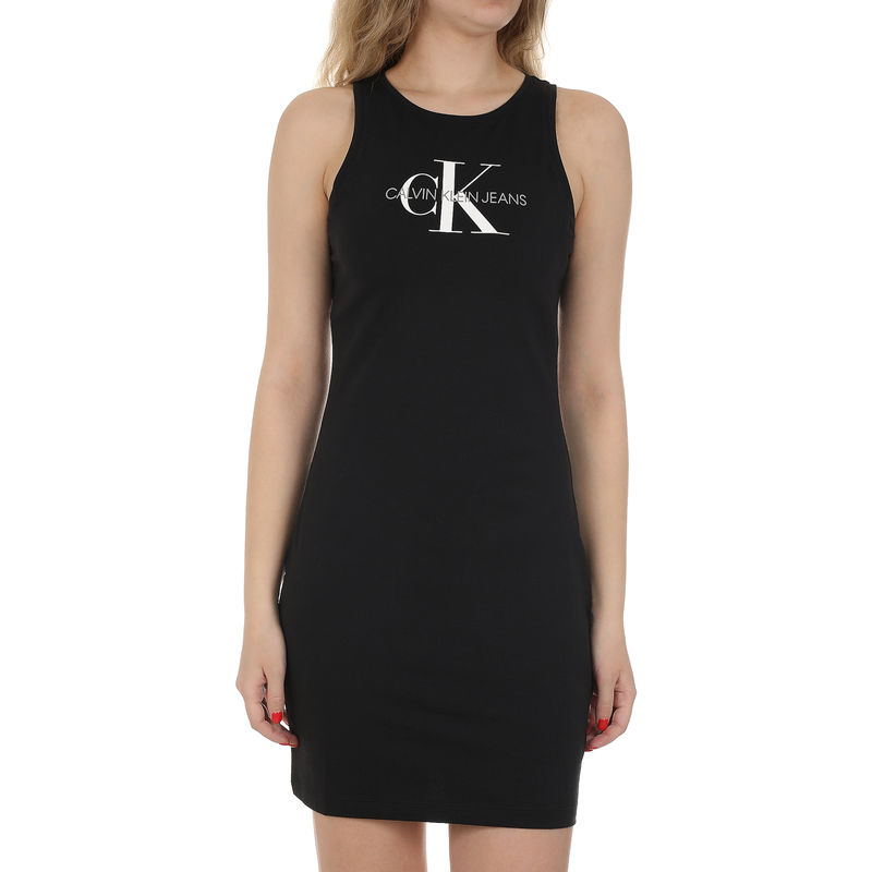 Ženska haljina Calvin Klein MONOGRAM STRETCH TANK DRESS
