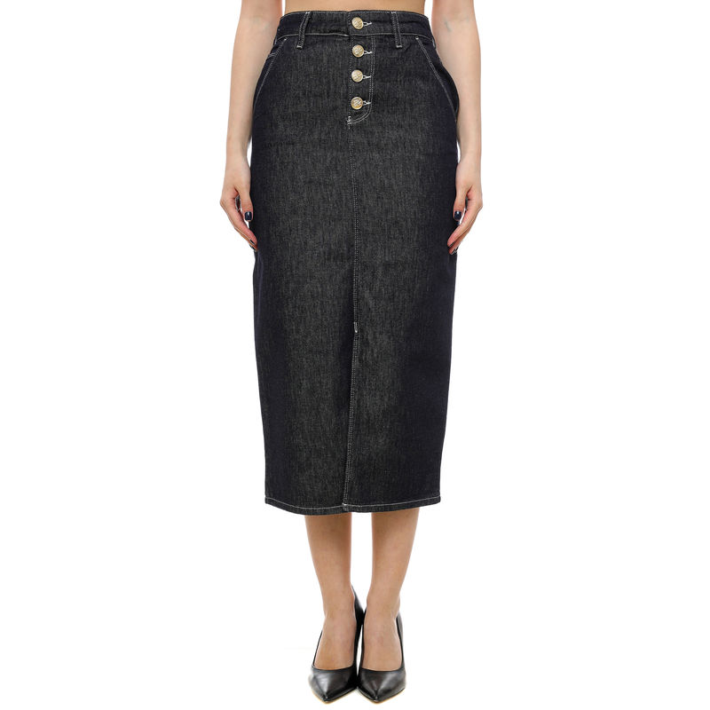 Ženska suknja Karl Lagerfeld Button Denim Skirt