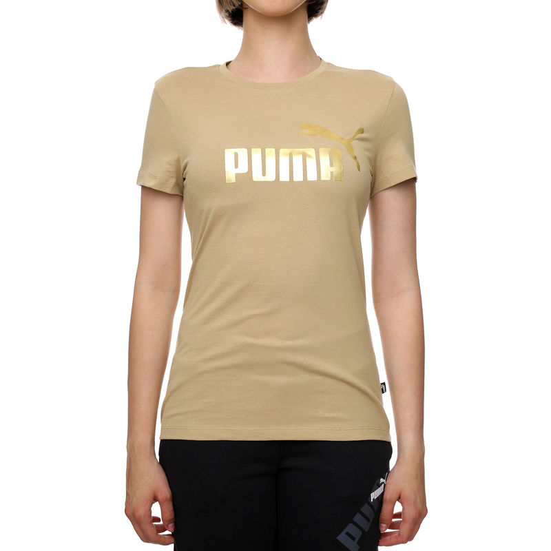Ženska majica Puma Ess+ Metallic Logo Tee