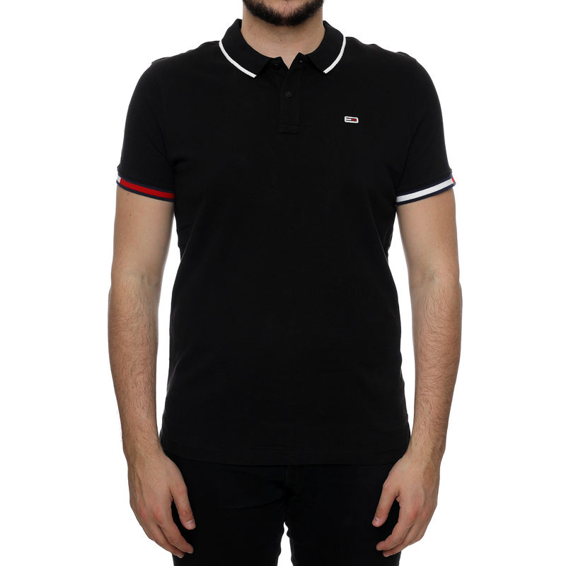 Muška majica Tommy Hilfiger Slim Flag Cuffs Polo