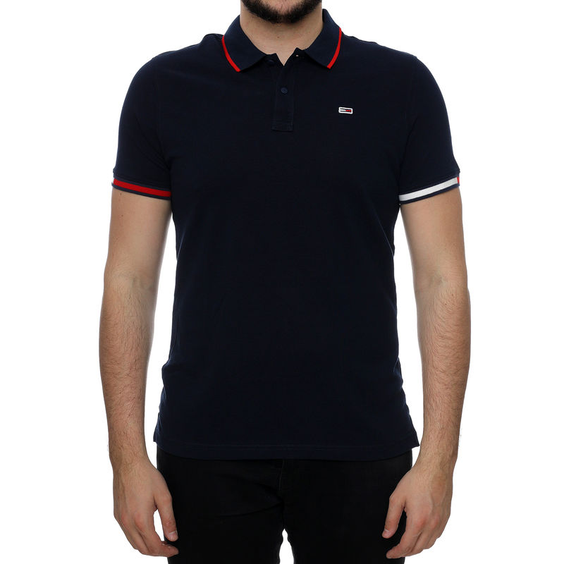 Muška majica Tommy Hilfiger Slim Flag Cuffs Polo