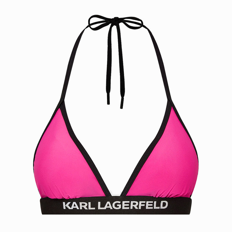 Ženski kupaći gornji deo Karl Lagerfeld Triangle