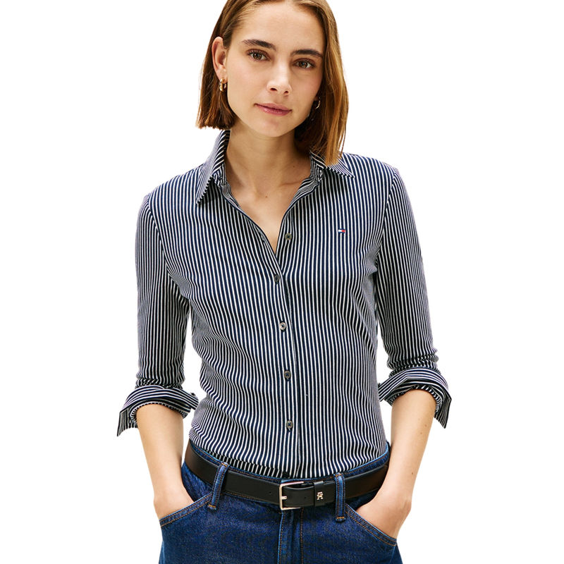 Ženska košulja Tommy Hilfiger 1985 Slim Pique Btn Down Ls