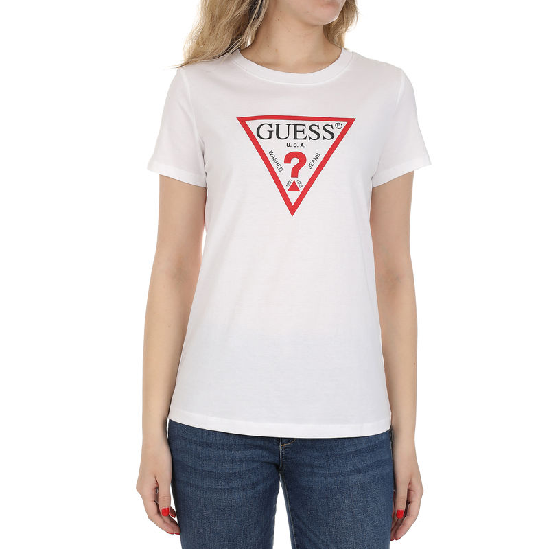 Ženska majica Guess SS CN TRIANGLE TEE