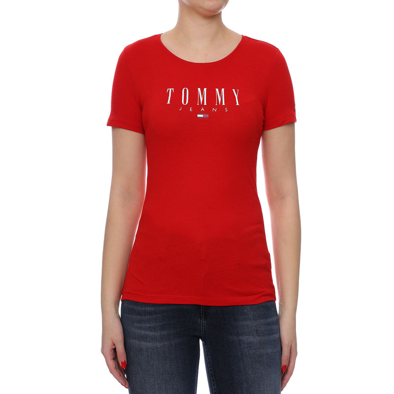 Ženska majica Tommy Hilfiger ESSENTIAL SKINNY LOGO TEE