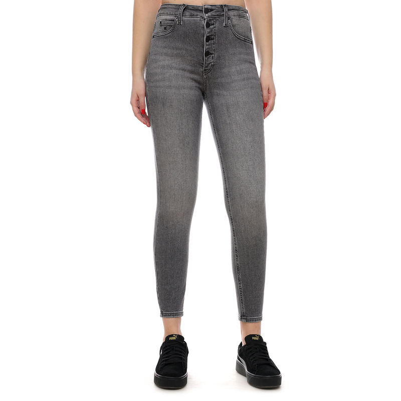 Ženske farmerke Calvin Klein HIGH RISE SUPER SKINNY ANKLE