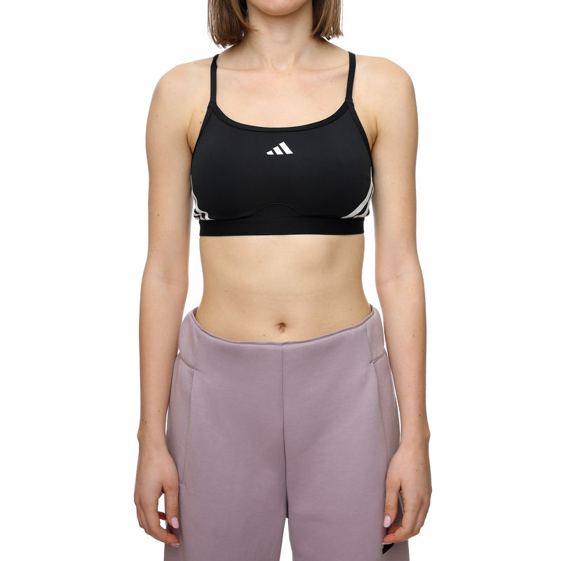 Ženska majica adidas AERCT LS 3S BRA BLACK/WHITE