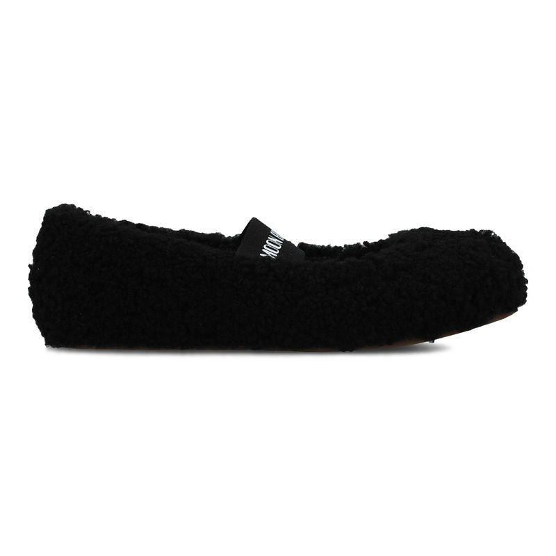 Ženske baletanke Mb Shearling ballerina black