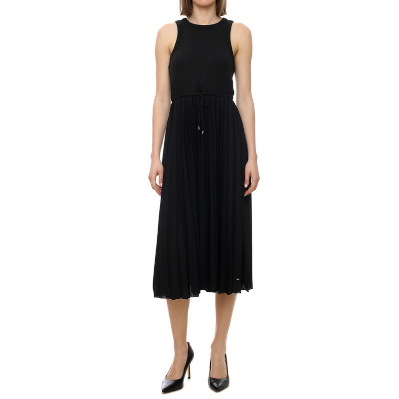 Ženska haljina Tommy Hilfiger Rib Tank Pleated dress Midi Ns