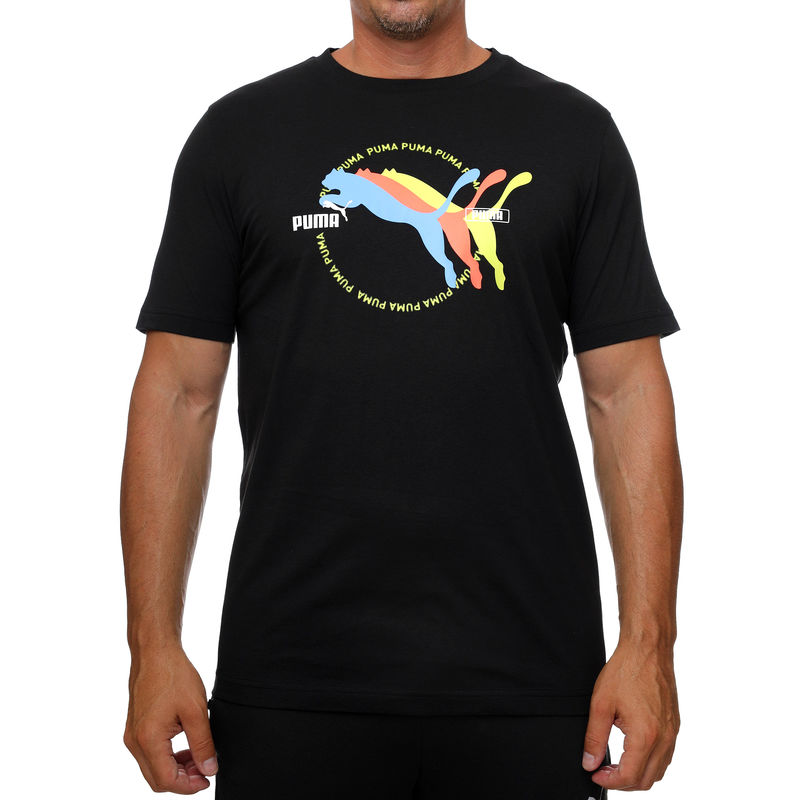 Muška majica Puma Graphics Multiple Cat Logo Tee