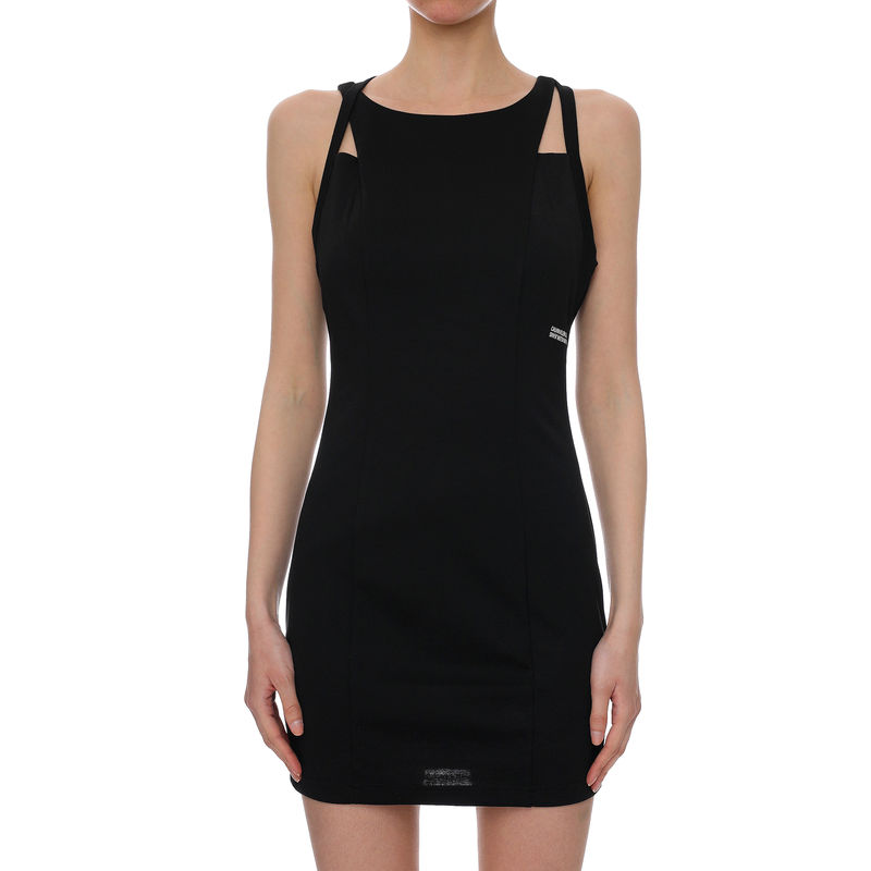 Ženska haljina Calvin Klein SIDE LOGO MILANO STRAPPY DRESS