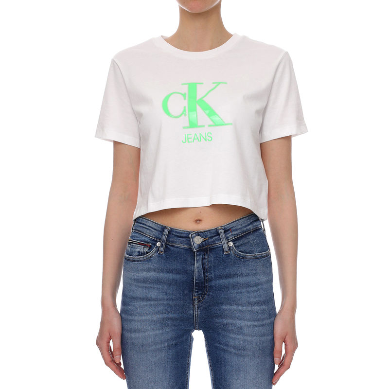 Ženska majica Calvin Klein GEL PRINT MONOGRAM LOGO TEE