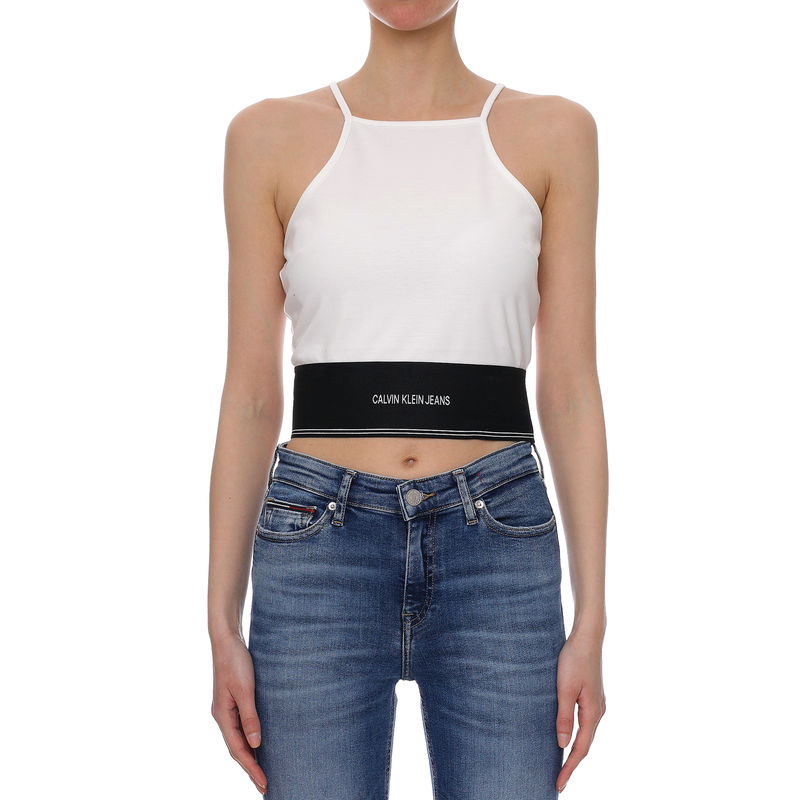 Ženska majica Calvin Klein MILANO SQUARE NECK STRAPPY TOP