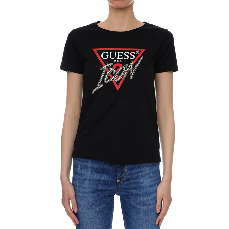 Ženska majica Guess JEANS SS CN ICON TEE