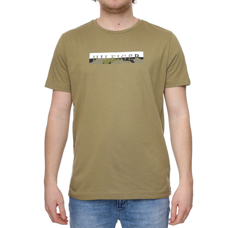 Muška majica TOMMY HILFIGER CAMO GRAPHIC TEE GXR