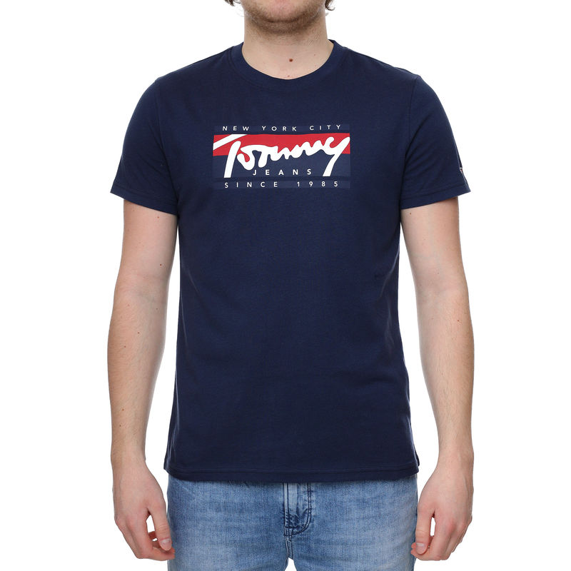 Muška majica TOMMY HILFIGER ESSENTIAL TOMMY SCRIPT TEE C87