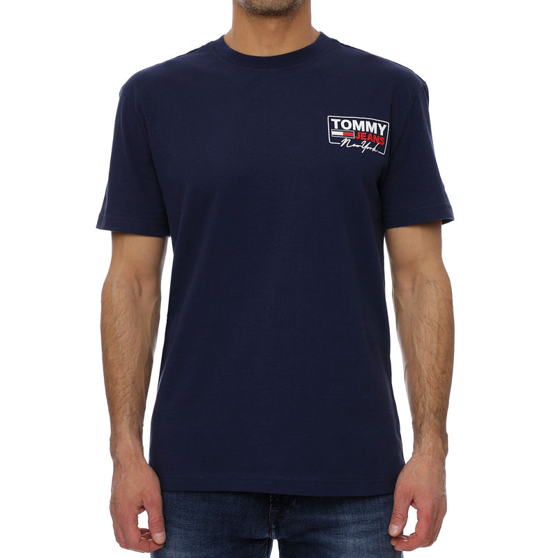Muška majica Tommy Hilfiger NY SCRIPT BOX BACK LOGO TEE