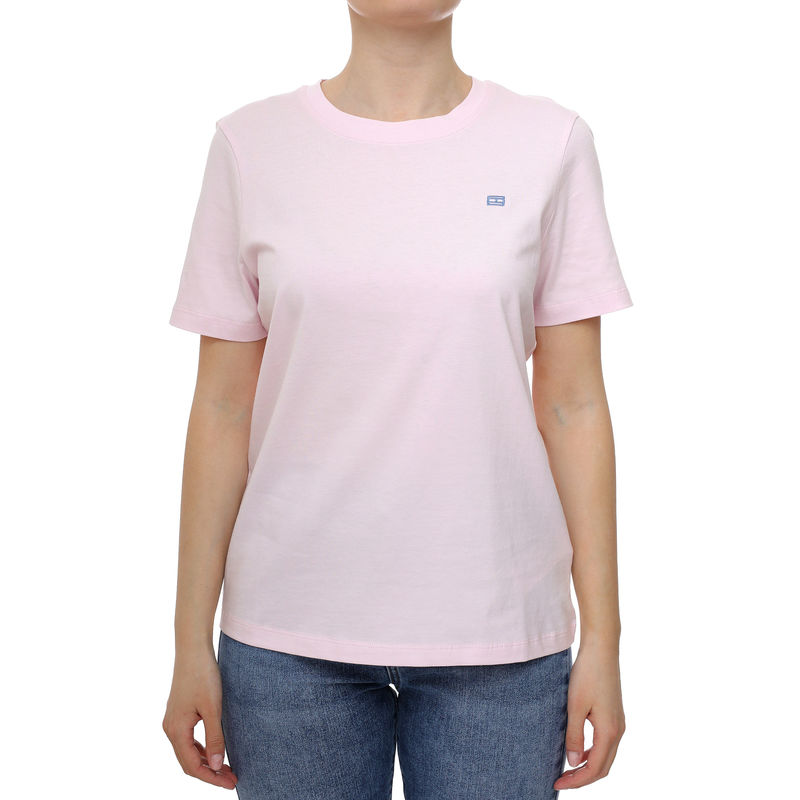 Ženska majica Tommy Hilfiger Reg Contrast Flag Ss Tee