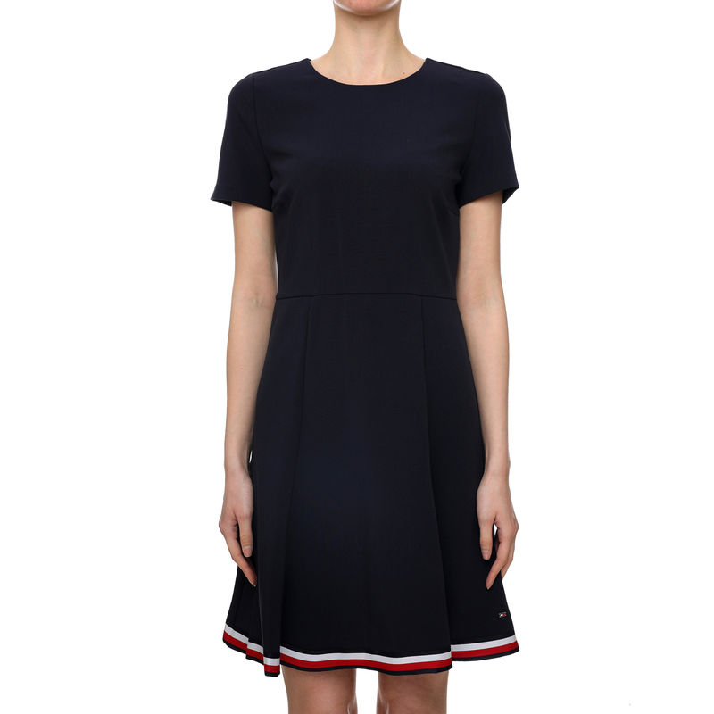 Ženska haljina Tommy Hilfiger ANGELA FLARE SHORT DRESS SS DW5