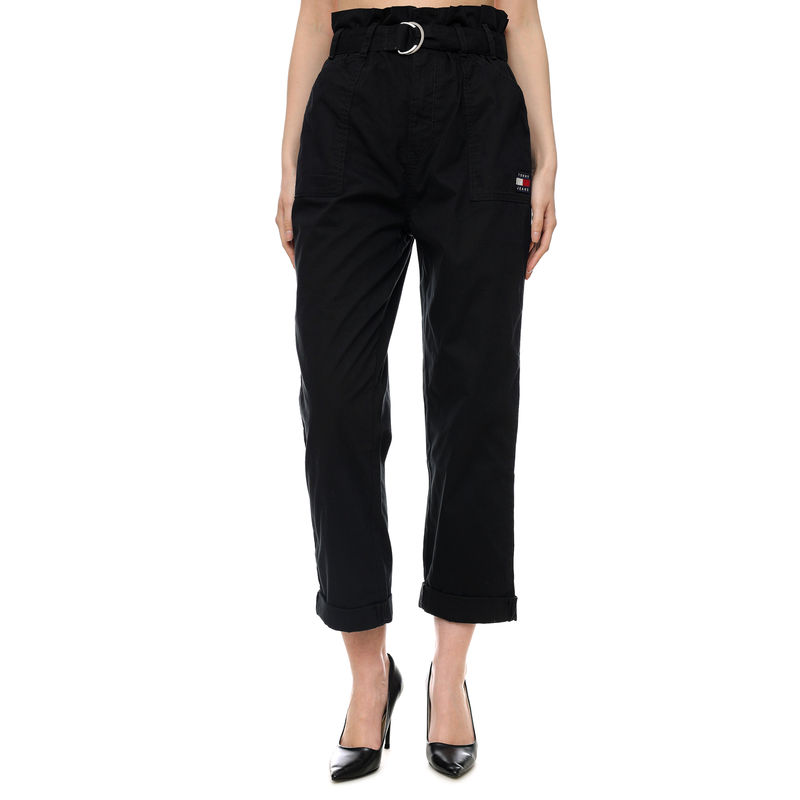 Ženske pantalone Tommy Hilfiger MOM PAPERBAG PANT BDS