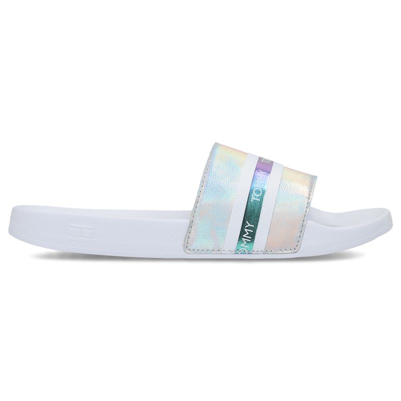 Ženske papuče Tommy Hilfiger POOL SLIDE SHINY IRIDESCENT