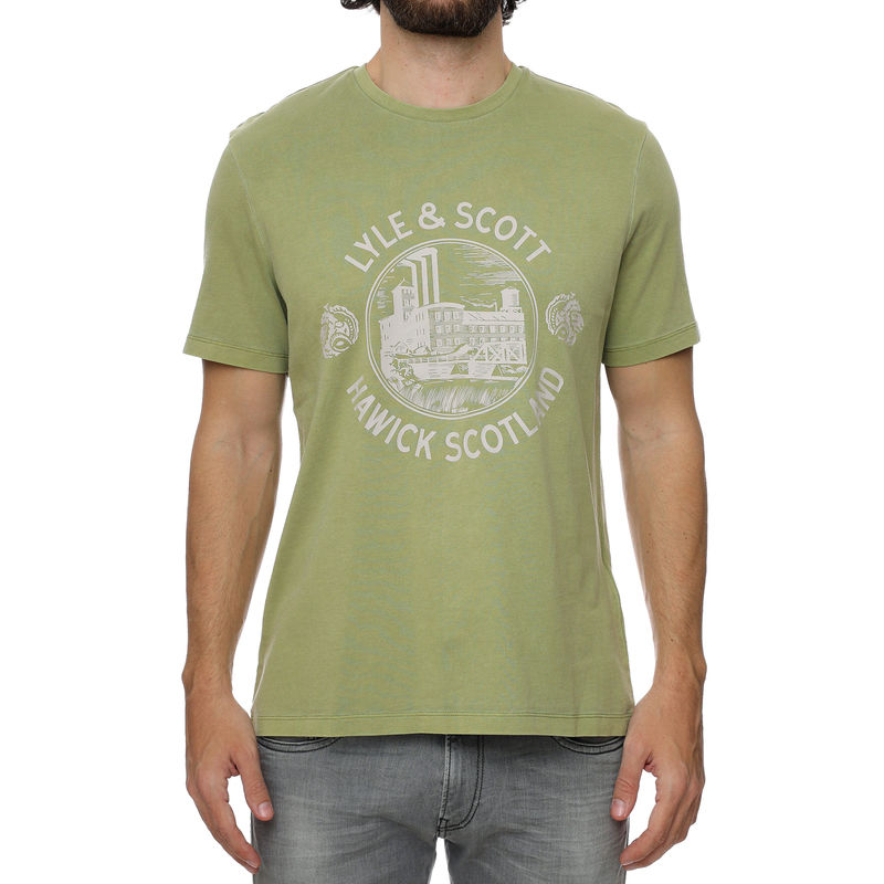 Muška majica Lyle&Scott Hawick Print T-Shirt
