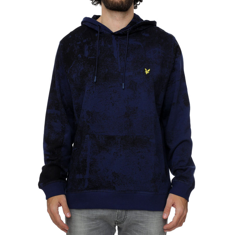 Muški duks Lyle&Scott Erosion Print Hoodie