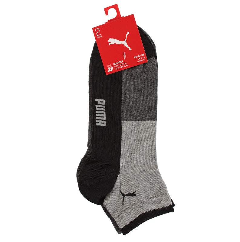 Čarape Puma QUARTER COLOR BLOCK 2P