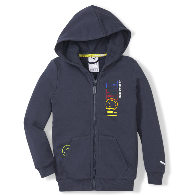 Dečiji duks Puma x SMILEY Full-Zip Hoodie TR