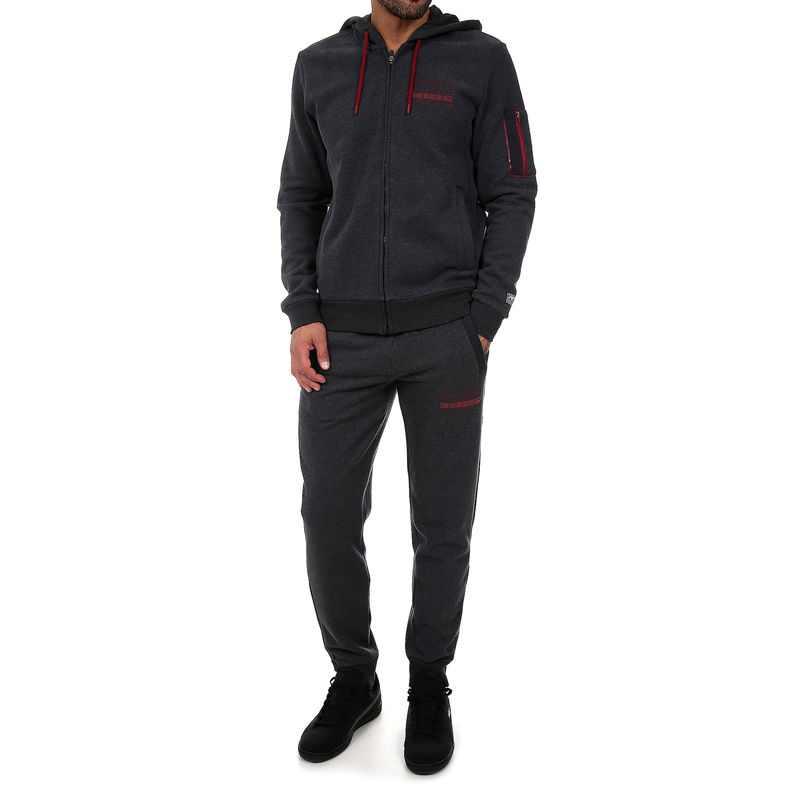 Muški duks Puma STYLE POCKET FZ HOODY FL