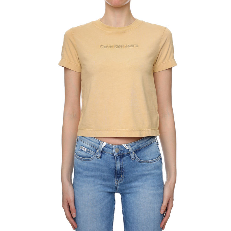 Ženska majica Calvin Klein GARMENT DYED BABY T-SHIRT