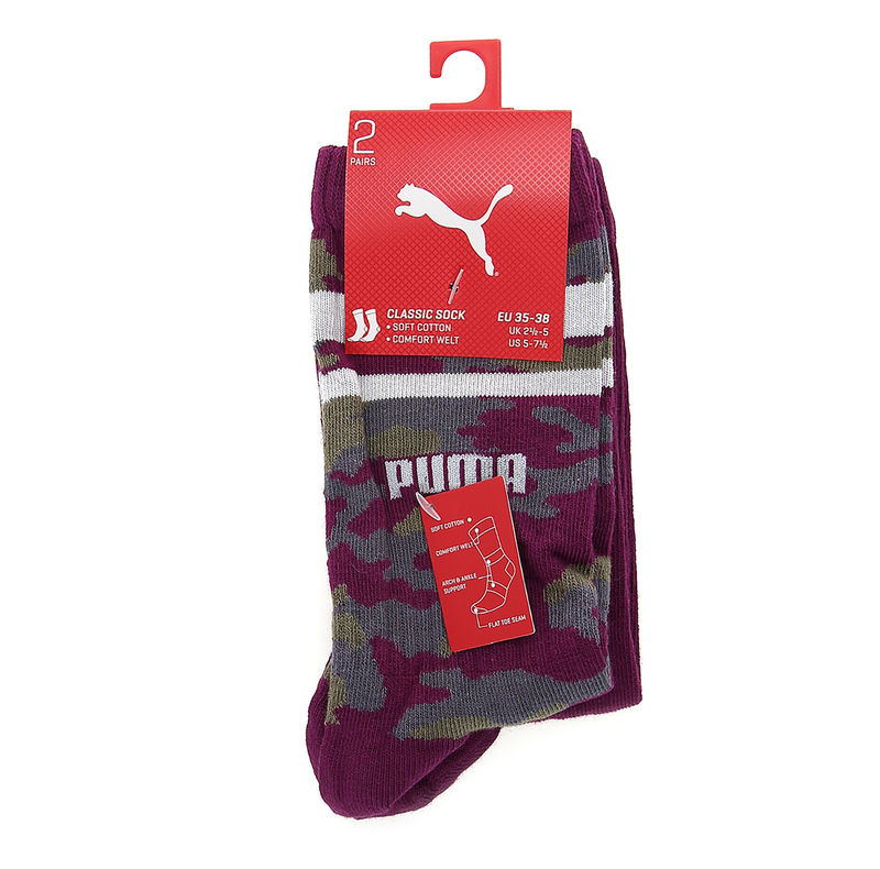 Ženske čarape Puma CAMO WMS 2P