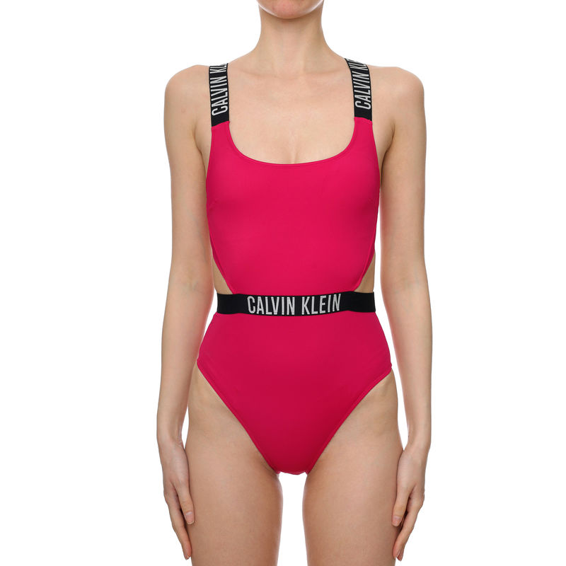 Ženski kupaći Calvin Klein JD CUT OUT ONE PIECE-RP
