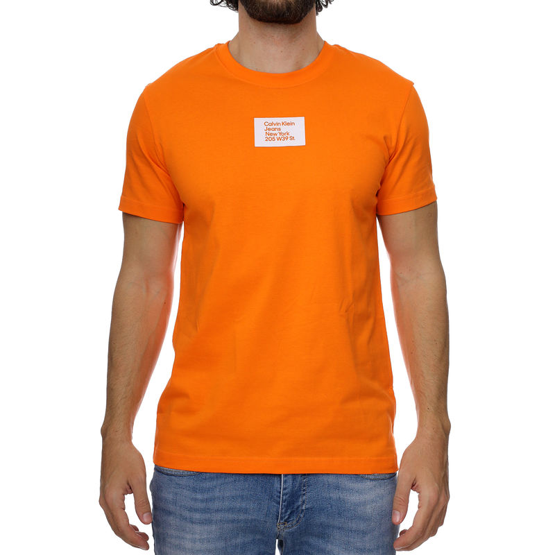 Muška majica Calvin Klein Colored Address Small Box Tee
