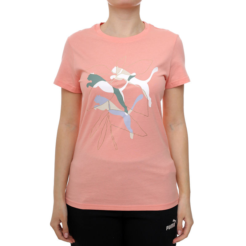 Ženska majica Puma Graphics Branded Leaf Tee