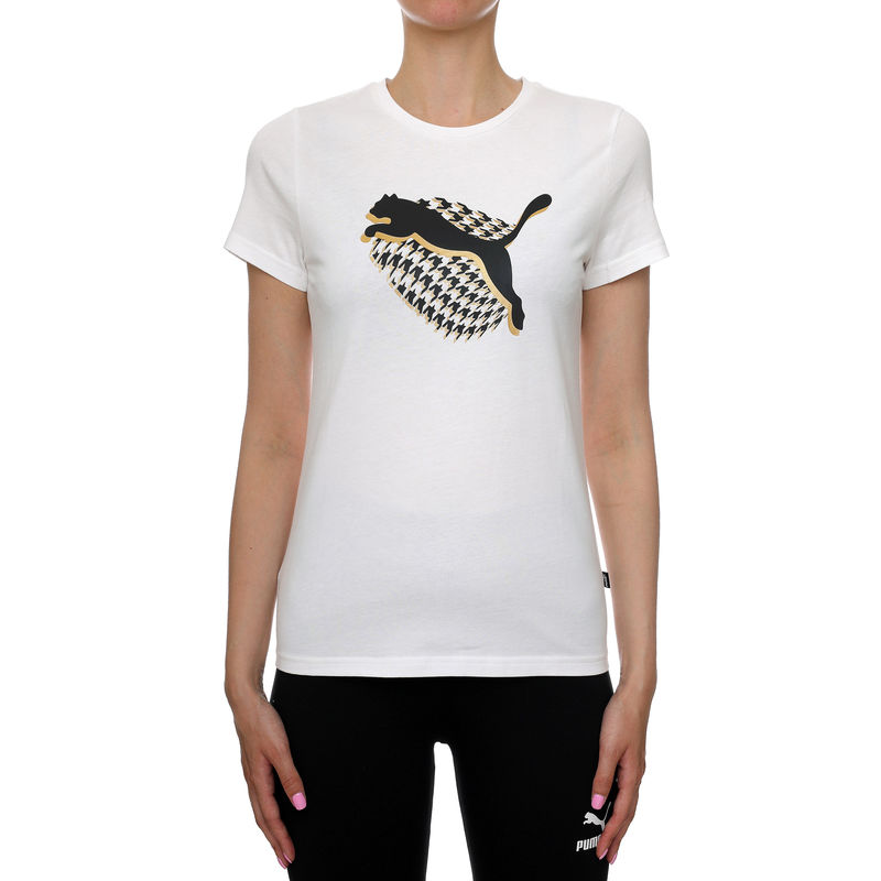 Ženska majica Puma GRAPHICS Houndstooth Tee