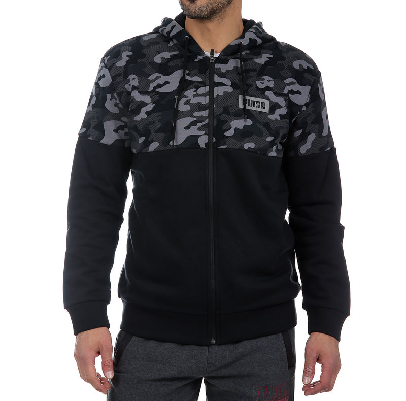 Muški duks Puma AOP REBEL FZ HOODY FL