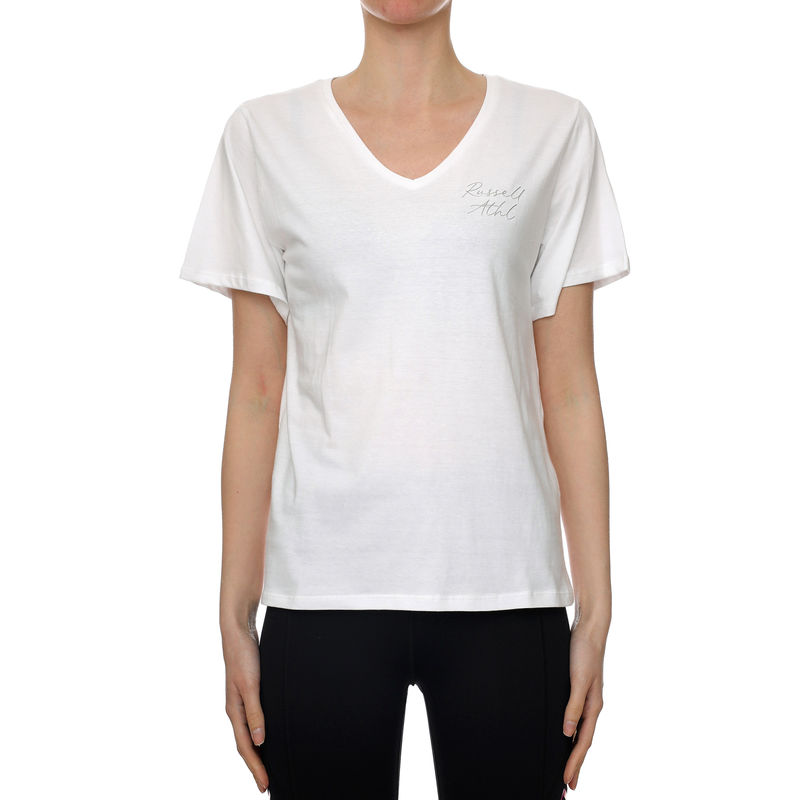 Ženska majica Russell Athletic LOSSE V-NECK TEE SHIRT