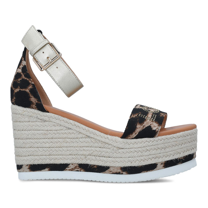 Ženske sandale Lola Animal Estampad Wedge Sandals