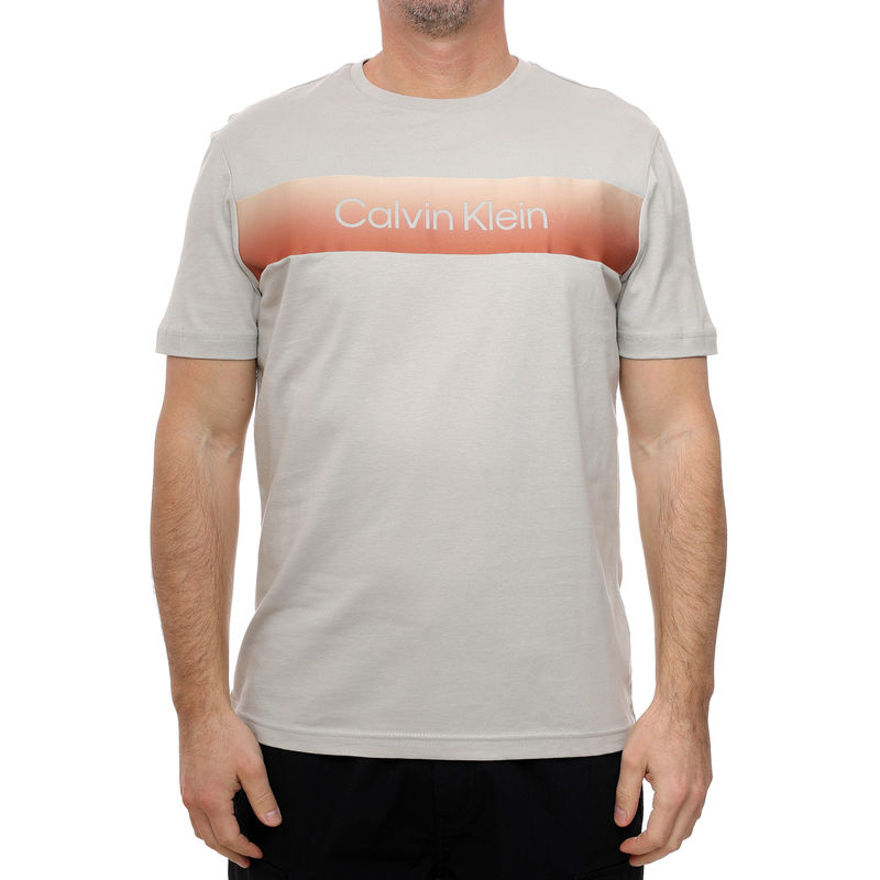 Muška majica Calvin Klein Linear ombre chest logo t-shirt