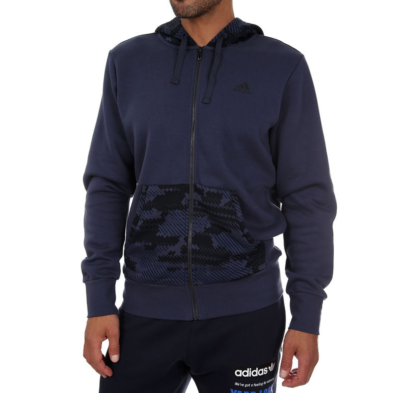 Muški duks Adidas ESS AOP FZ B