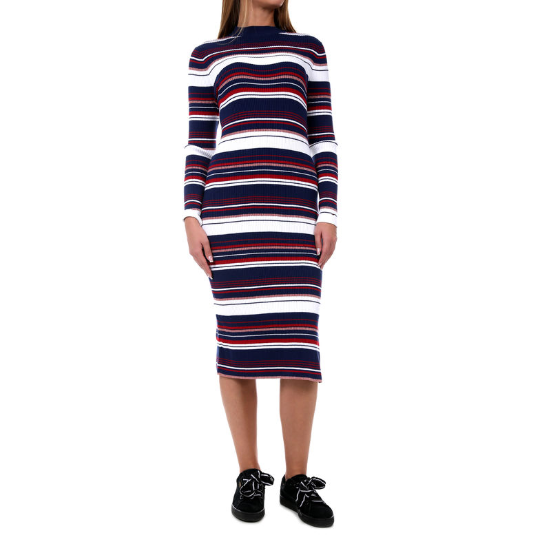 Ženska haljina Tommy Hilfiger STRIPE TN DRESS