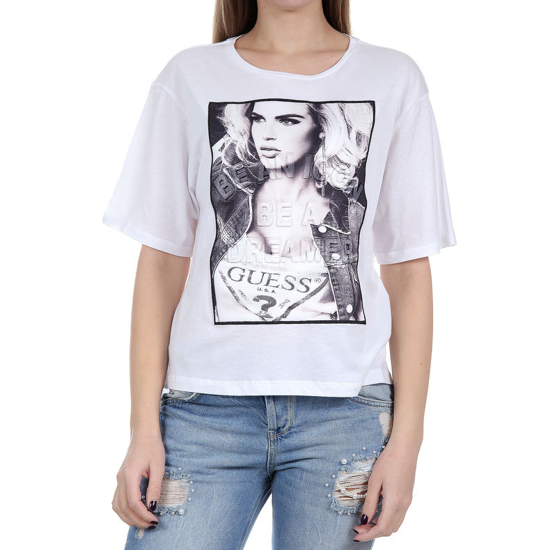 Ženska majica Guess SS RN ICON DREAMER TEE