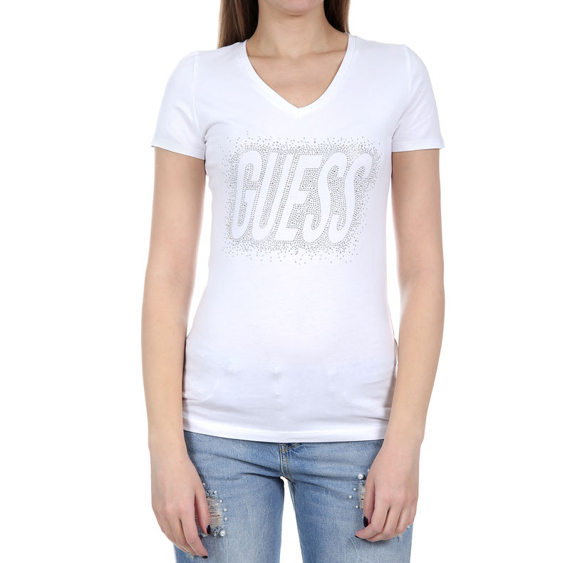 Ženska majica Guess SS VN STUDS LOGO TEE