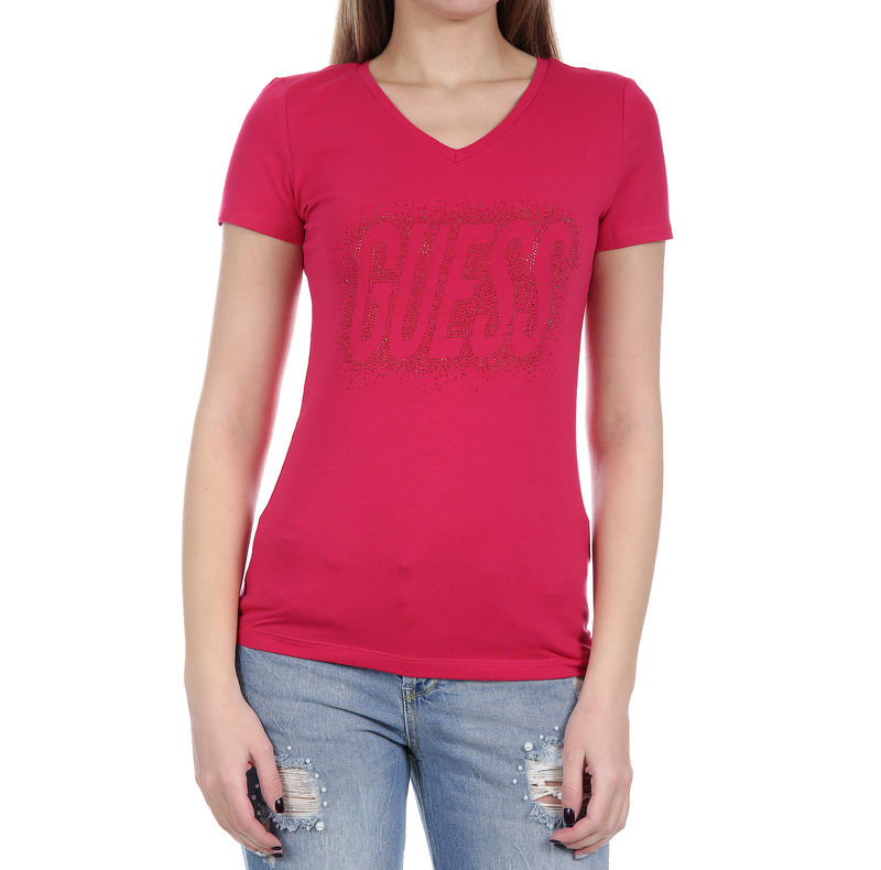 Ženska majica Guess SS VN STUDS LOGO TEE