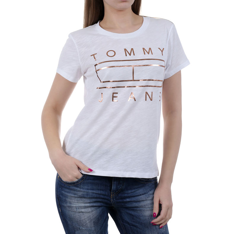 Ženska majica TOMMY HILFIGER CLEAN TOMMY LOGO TEE