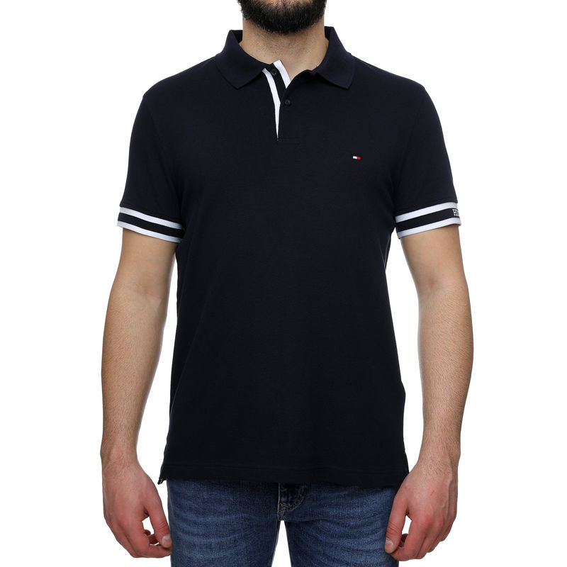 Muška majica Tommy Hilfiger monotype cuff slim fit polo